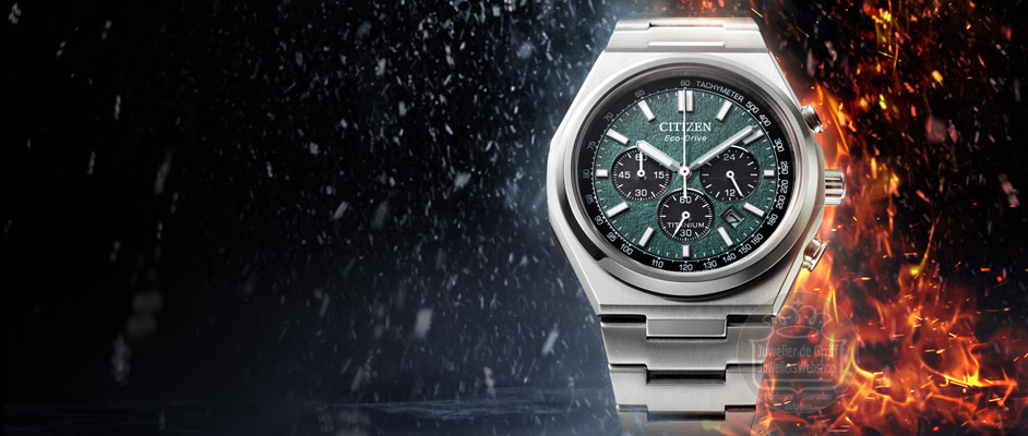 Citizen Eco-Drive titanium horloge