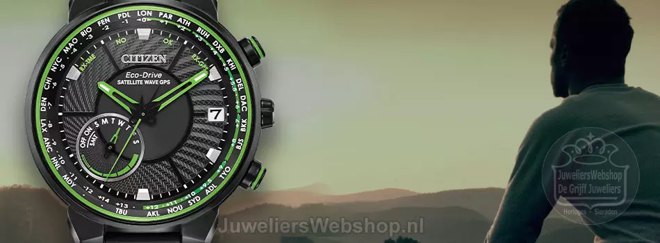 Machu Picchu duizelig Autorisatie Citizen Satellite Wave horloges. Officieel dealer met 10% korting!