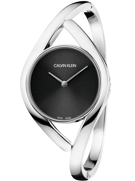 Publiciteit Benodigdheden Pikken Calvin Klein Party horloge K8U2M111 dames met zwarte wijzerplaat