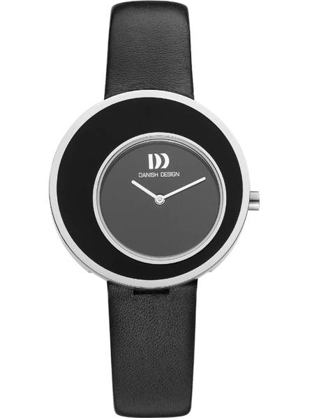 kandidaat evenaar sessie Danish Design IV13Q991 Titanium Dames horloges Zwart Danish Design