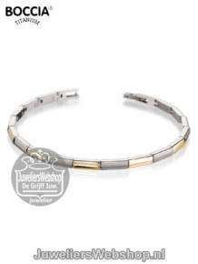 Boccia 0387-02 Armband Titanium