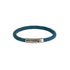 Aze Jewels Iron Single String Navy Blue Armband 21 cm AZ-BL004-E-210