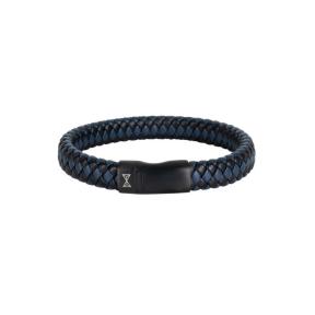 Aze Jewels Iron Jack Royal Blue-On-Black Armband AZ-BL005-Q-195