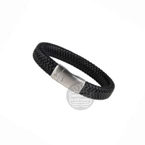 Aze Jewels Iron John Black Armband AZ-BL007-A-195