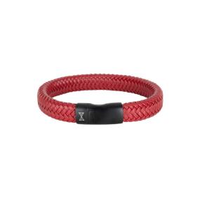 Aze Jewels Iron John Red-on-Black Armband AZ-BL007-D-210