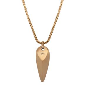 Aze Jewels Necklace Triangle - Dore Collier 60+10cm AZ-NL003-C-070