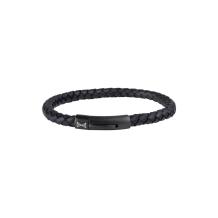 Aze Jewels Iron Single String Black-on-Black Armband 19,5 cm AZ-BL004-C-195