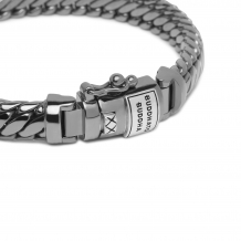 Buddha to Buddha Black Rhodium Shine Silver Ben Junior armband J070BR-SS