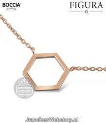 boccia figura titanium collier 08014-03 rose