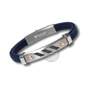 Borsari Armband Nautico Staal met goud brnautico02