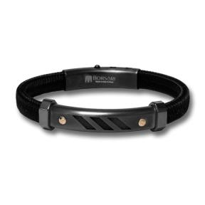 Borsari Armband Nautico Staal met goud brnautico13