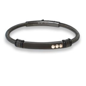 Borsari Armband Audace Acciaio Staal met goud brstau05nl