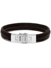 buddha to buddha armband edwin small leather brown 21cm