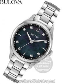 Bulova Sutton Classic 96P198 Horloge met Diamant