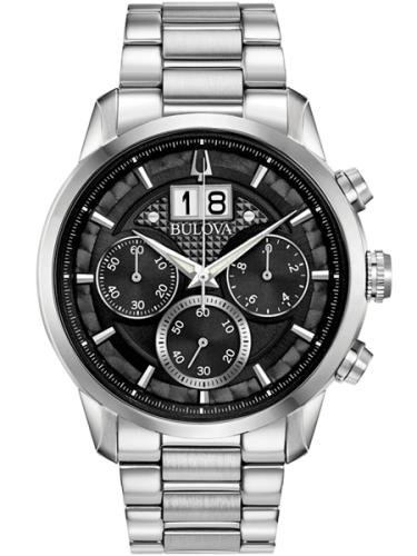 Bulova Sutton Classic 96B319 Horloge Zwart