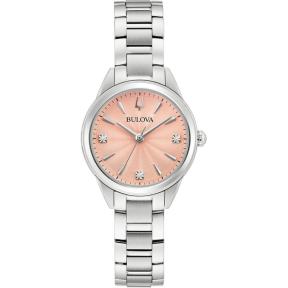 Bulova Sutton Classic 96P254 Horloge met Diamant