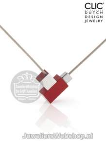 C206R Clic Collier Rood