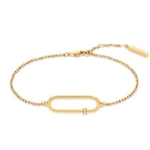 Calvin Klein CK Elongated Oval armband CJ35000184 Goud