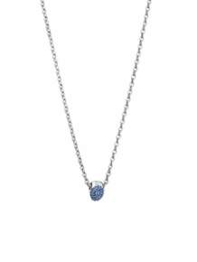 Calvin Klein Brilliant collier KJ8YMN040200 Zilver met Blauwe Swarovski