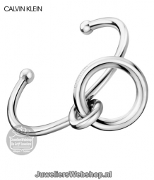 CK Clink open bangle KJ9PMF00010S zilver