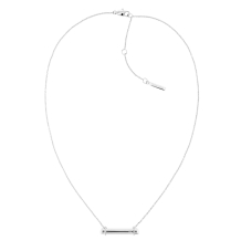 Calvin Klein CK Elongated Linear collier CJ35000013 Zilver