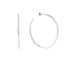 Calvin Klein CK Molten Pebble Hoop oorbellen CJ35000111 Zilver