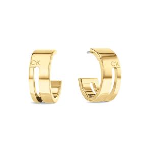 Calvin Klein CK Geometric Essentials oorbellen CJ35000676 Goldplated