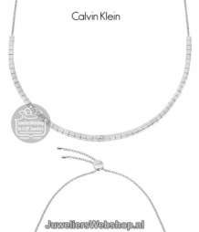 Calvin Klein Tune collier met kubusjes kj9mmn040100