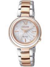 Citizen EM0335-51D horloge dames Eco-Drive Bi Color