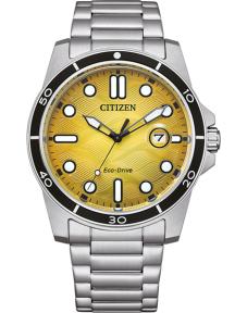 citizen eco drive horloge AW1816-89X Geel