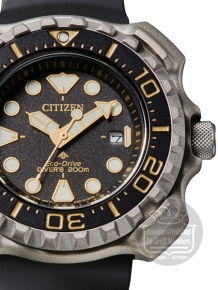 Citizen BN0220-16E horloge Eco-Drive Titanium Zwart