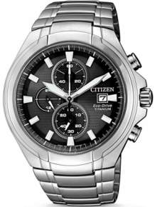 citizen titanium chronograaf horloge ca0700-86e zwart