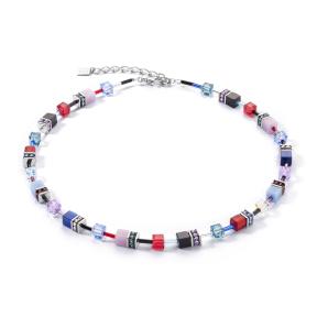 Coeur de Lion Collier 2838/10-0330 Rood Blauw Lila