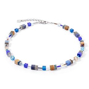 Coeur de Lion Collier 4905/10-0711 Blauw Bruin