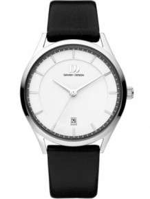 danish design iq12q1214 herenhorloge staal