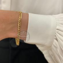 Fjory Gouden Gourmet Armband 40-G0521