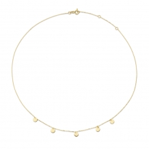 Jackie Gold Discs Necklace JKN20.045