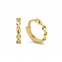 Jackie Gold Twisted Hoops JKE20.075