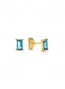 Jackie Gold Medina Topaz Studs JKE21.158