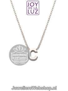 Joy de la Luz Si-C initials ketting met hanger C