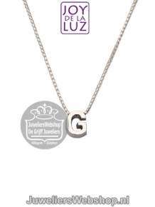 Joy de la Luz Si-G initials ketting met hanger G