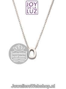 Joy de la Luz Si-O initials ketting met hanger O