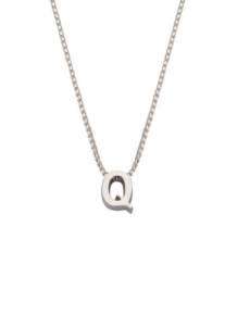 initials letter Q collier Joy de la Luz Si-Q