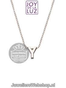 Joy de la Luz Si-Y initials ketting met hanger Y