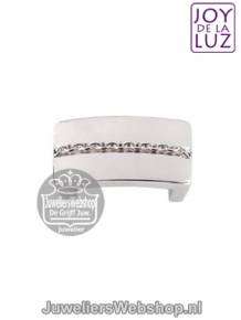 JOY de la LUZ Slide JS102 Fancy Chain Silver