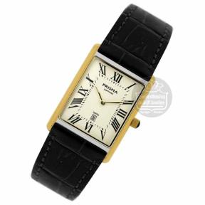 Prisma Herenhorloge P2371 baron zwart leer