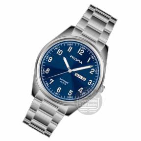 Prisma Herenhorloge P.1303 Titanium Blauw