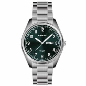 Prisma Herenhorloge P.1305 Titanium Groen