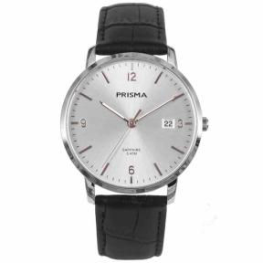 Prisma Herenhorloge P.1647 Slimline zwart