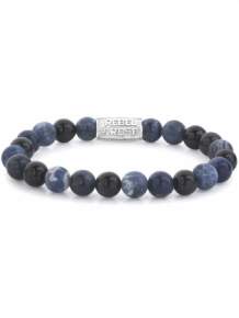 Rebel & Rose armband Blue Rocks RR-80045-S-L 19cm blauw